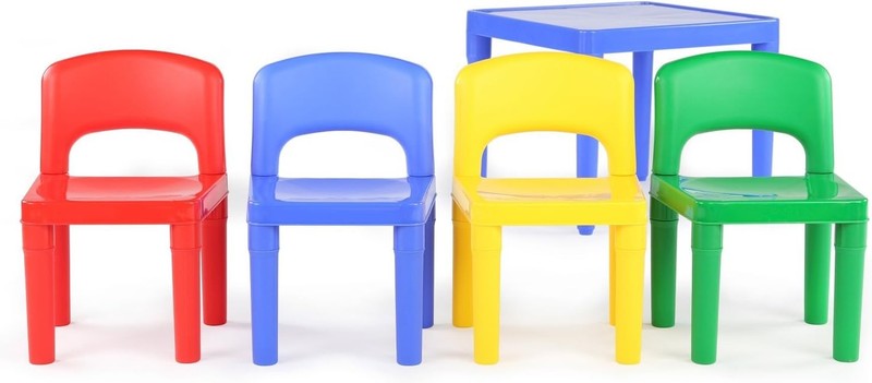 Primary Plastic Activity Table & 4 Chairs3