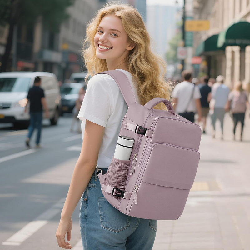 Travel Laptop Backpack Women Carry On Personal Item 16 Inch Waterproof1