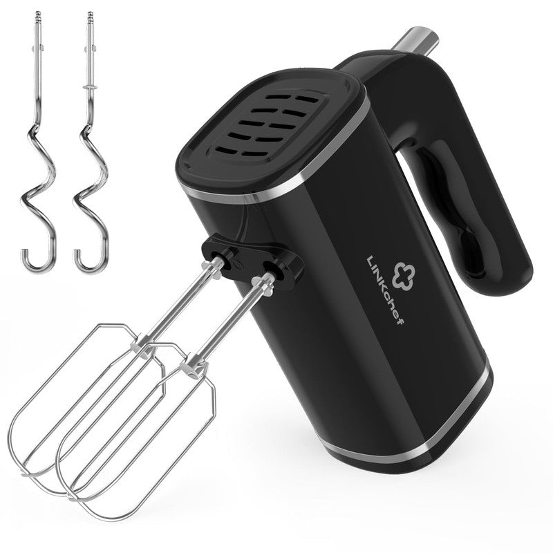 Hand Mixer, 450W Turbo Electric Handheld Mixer, 5 Speed Electric Mixers for Kitc2