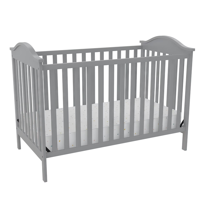 Adele 3-In-1 Convertible Crib, Light Gray0