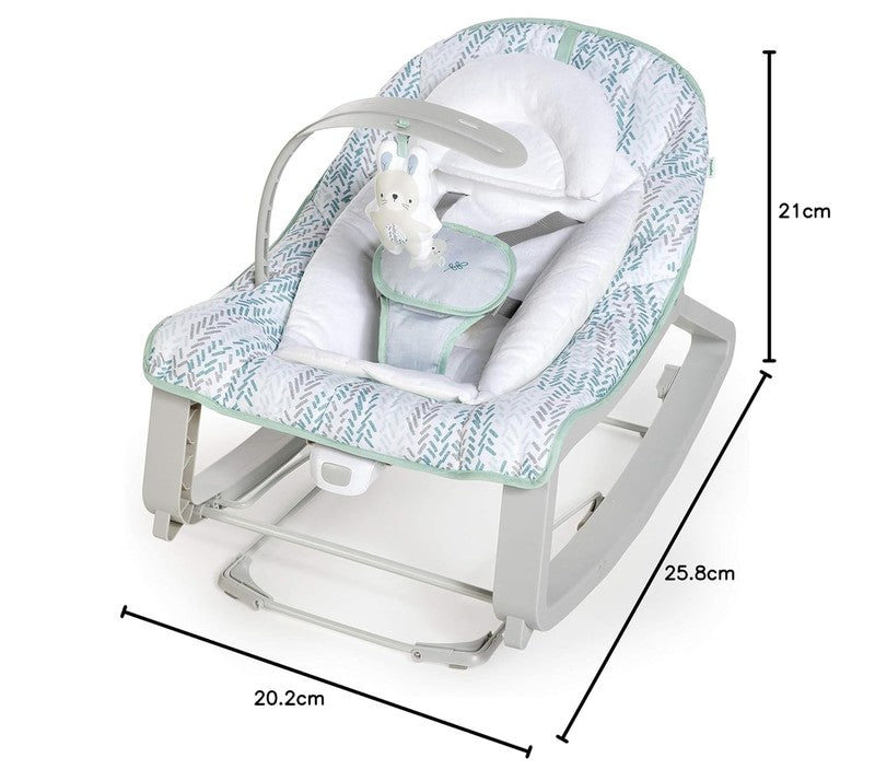 Keep Cozy 3 In 1 Grow with Me Vibrating Baby Bouncer Seat & Infant to Toddler Ro8