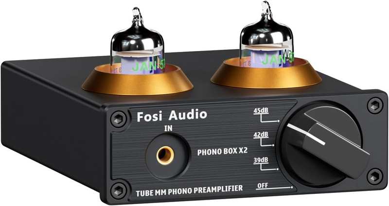 Box X2 Mini Phono Preamp for MM Turntables & Record Players with Power Supply0