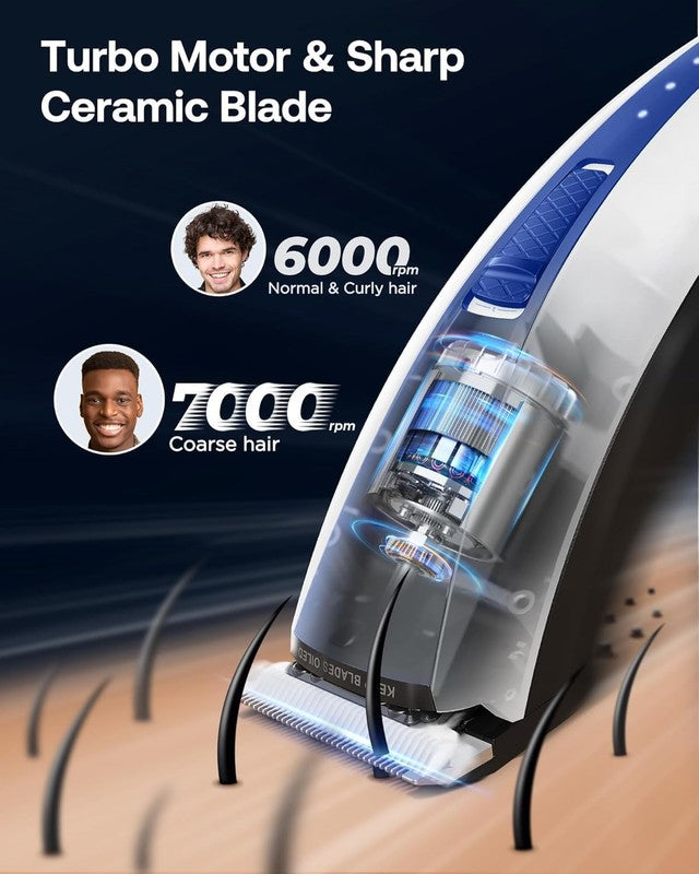 Cordless 2-in-1 Hair Clippers & Trimmer Kit with 8 Guards for Men3