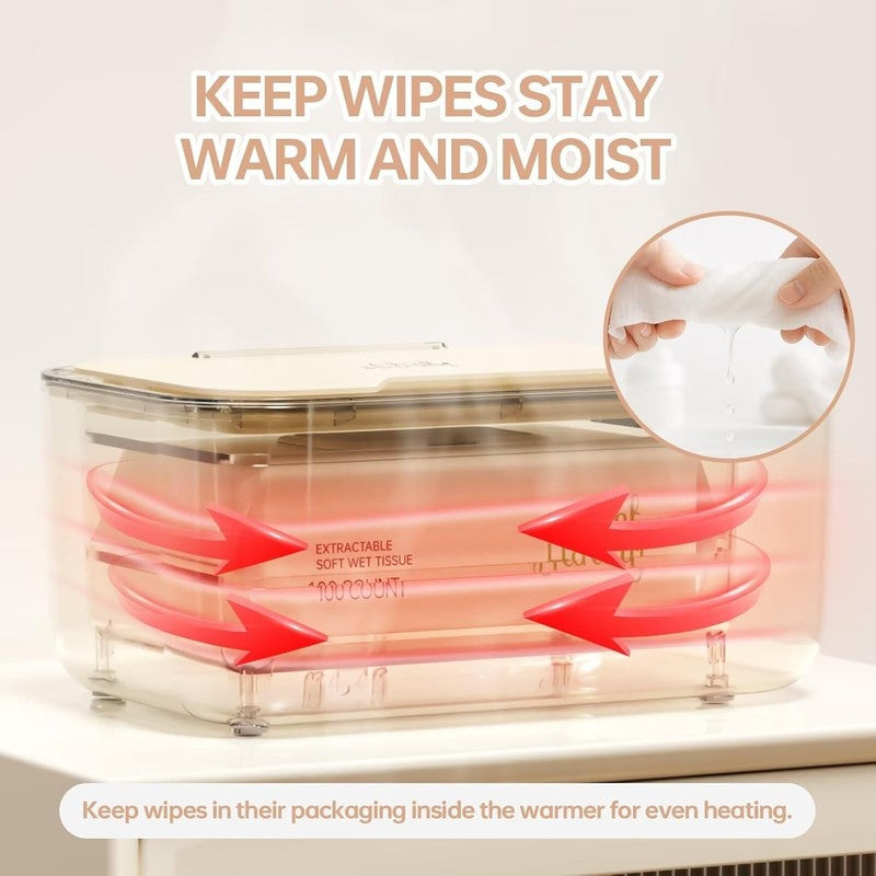 Baby Wipe Warmer 3 Mode Temp Silent Heating Large Capacity Yellow6