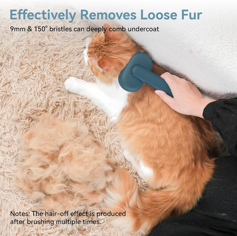 Self Cleaning Brush Deshedding Hair Remover Long Short Hair Pets Friendly Brush5