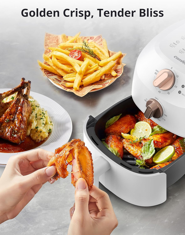 2.1QT Compact Air Fryer 12 Presets Adjustable Temp 180–400°F Nonstick3