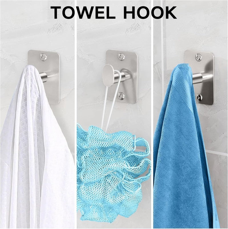 Brushed Nickel Bathroom Accessories Set, 10 Pieces Bathroom Hardware Set, 24 Inc4