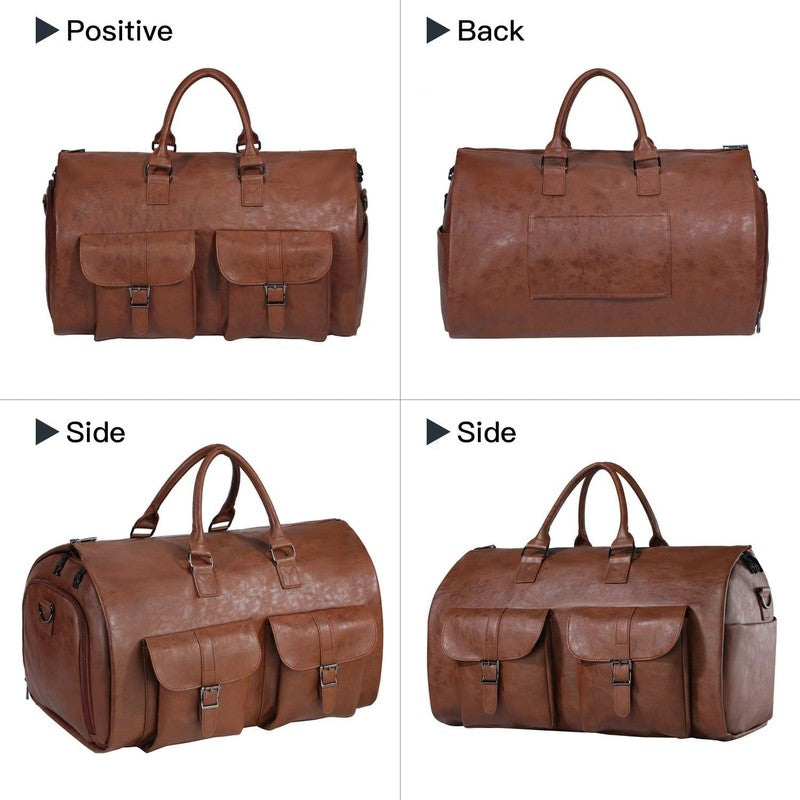 2in1 Garment Duffle Bag Hanging Suit Travel Carry On Business Men Women5