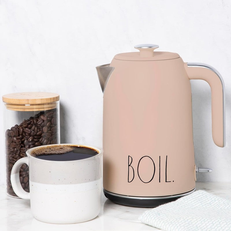 Electric Kettle 1.7L 1500W Stainless Steel Auto Shut Off Boil Dry Blush5
