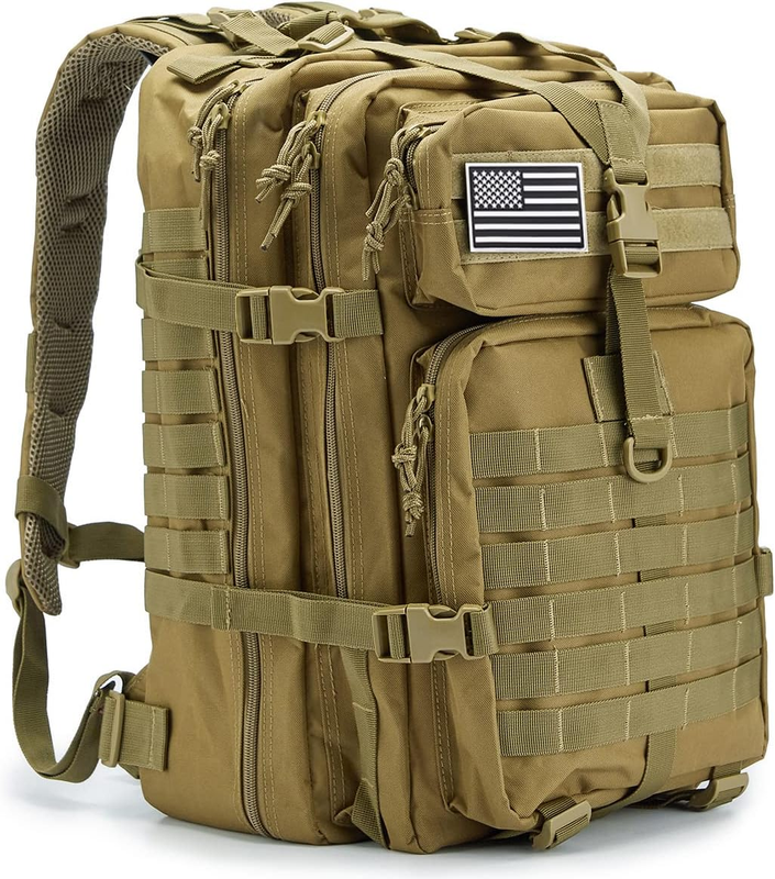 45L Tactical Backpack Men Camping Hiking Trekking MOLLE 3 Day Assault Bag0