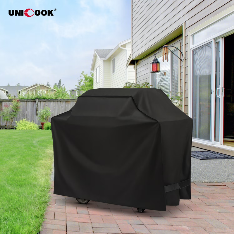 50 Inch Gas Grill Cover Heavy Duty Waterproof BBQ Grill Cover Black6