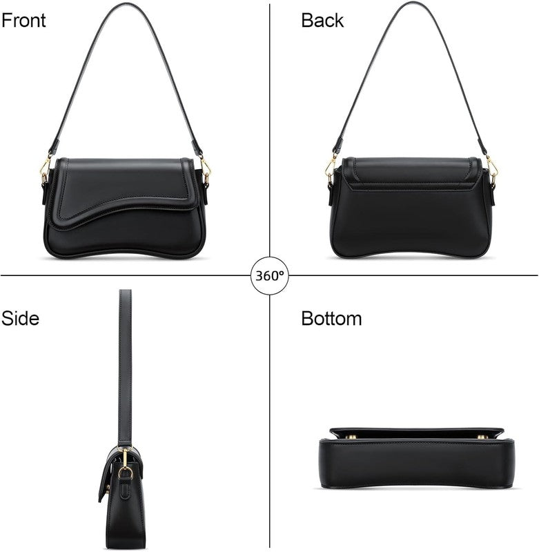 Shoulder Bag for Women Small Clutch Purses Cute Hobo Handbag Trendy Underarm Bag5