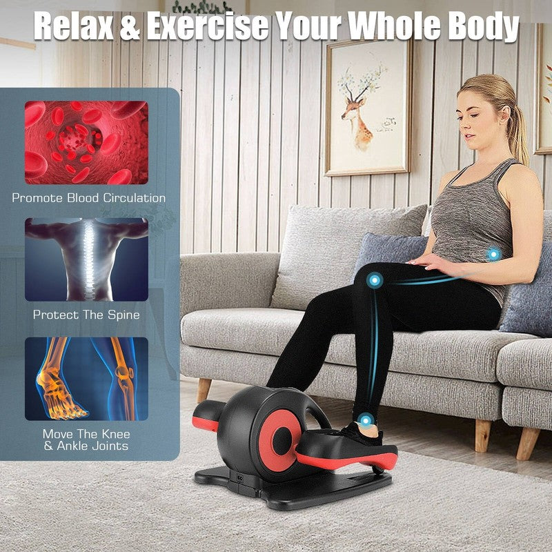 Compact Under Desk Elliptical with Remote & Monitor - Perfect for Home & Office6