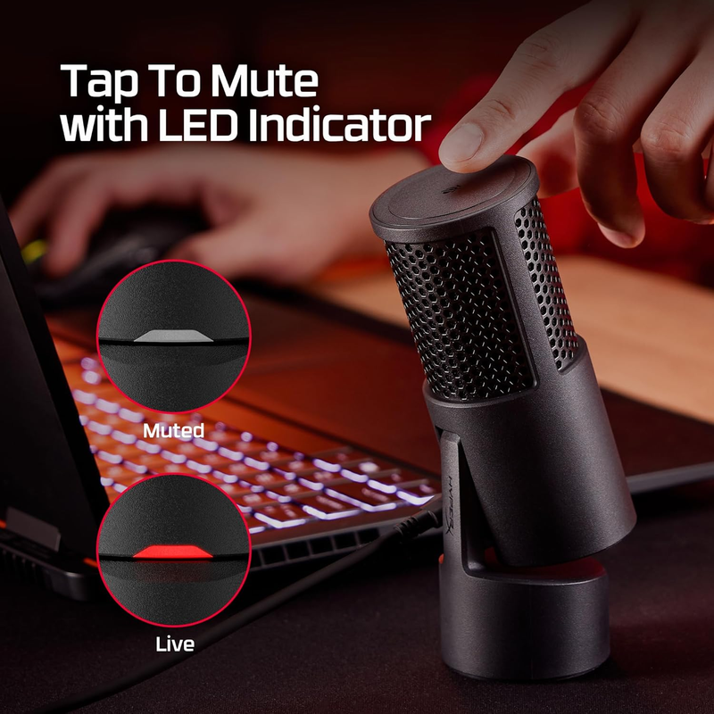 Solocast 2 – Gaming USB Condenser Mic for PC, USB C to USB A, Built In Pop Filte5