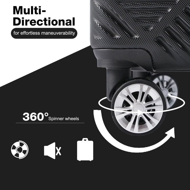 Luggage Sets 2 Piece Suitcase Set (14/20/)Hardside Suitcase with Spinner Wheels 4