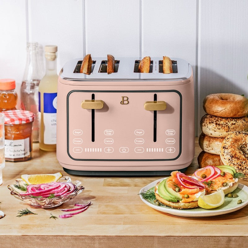 4-Slice Toaster with Touch-Activated Display, Rose by Drew Barrymore3