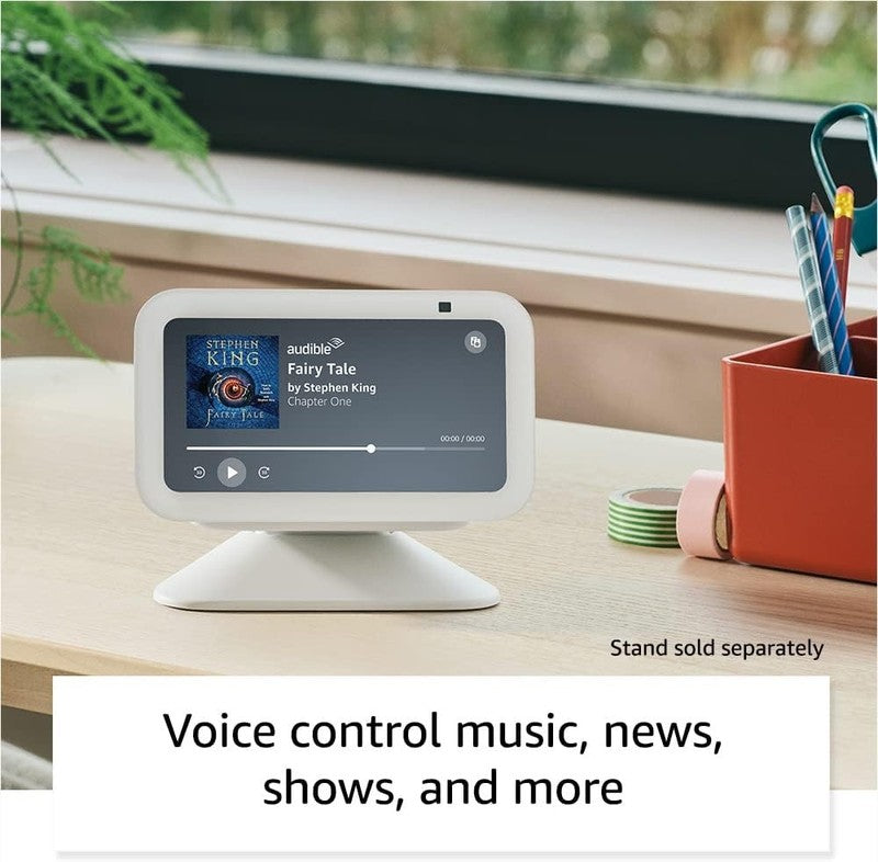 Echo Show 5 - Smart Display with Enhanced Sound, Glacier White, New Model2