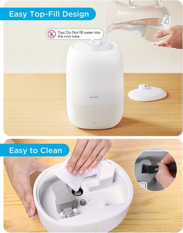 Smart Humidifier 3L Top Fill Cool Mist WiFi Alexa Diffuser Night Light7