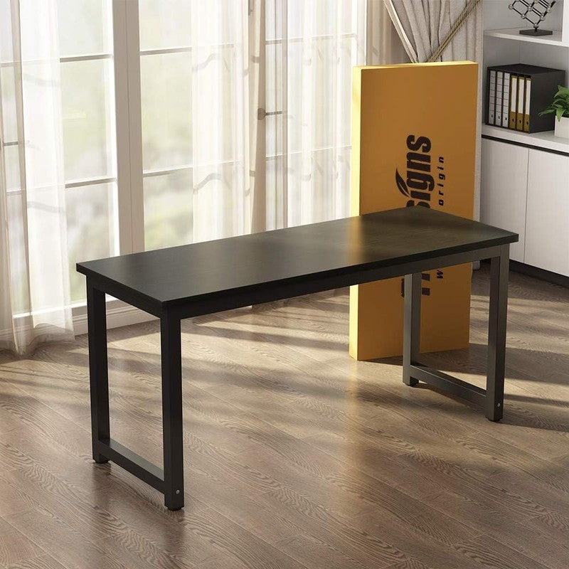 Tribesigns 55" Computer Desk Large Office Study Writing Desk Black7