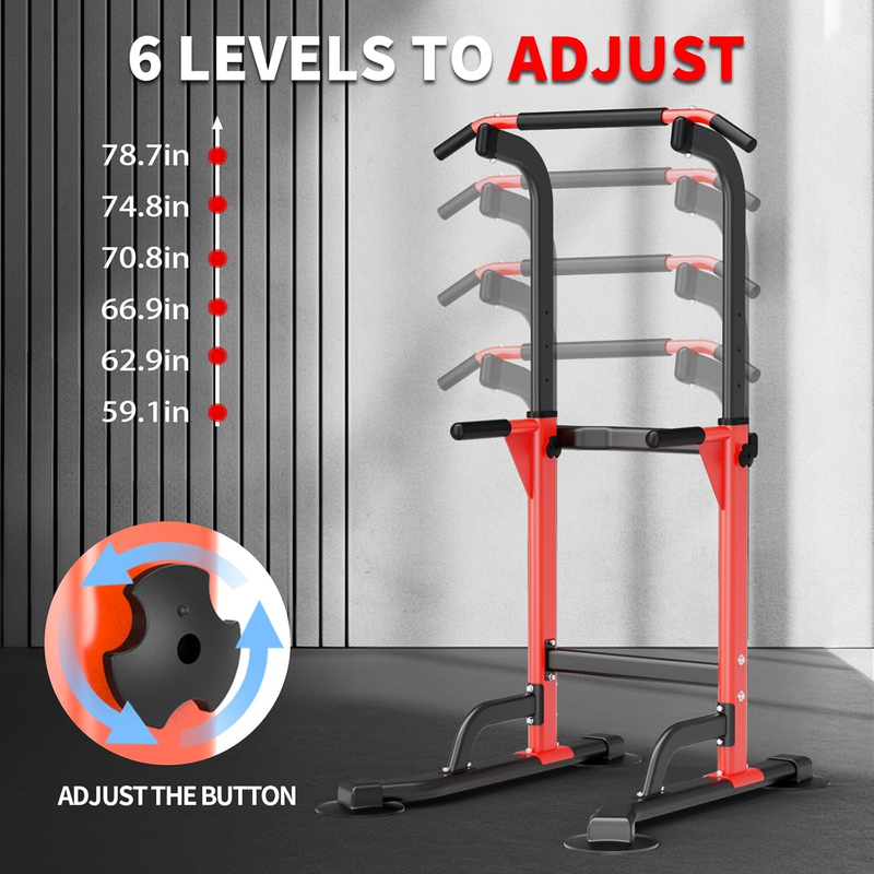 Pull up Dip Station for Home Gym Strength Training Fitness Workout Station Chin 1