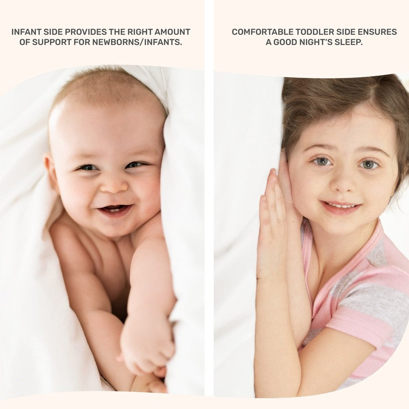 Twilight 80 Coil Spring Crib and Toddler Bed Mattress, Wave Pink, 5"3