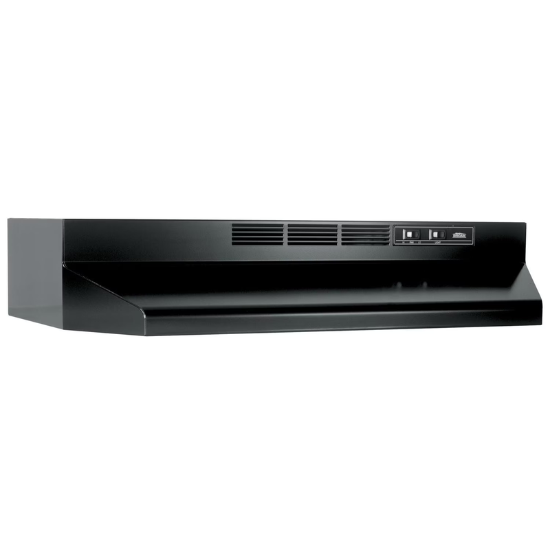 30-Inch 2-Speed Under-Cabinet Non-Ducted Range Hood, Black5