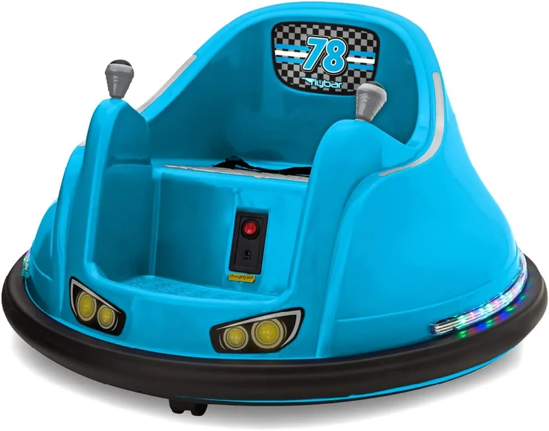 Funpark 6V Bumper Car for Toddlers, 360° Spin, LED Lights, Ages 1.5-4 Years8