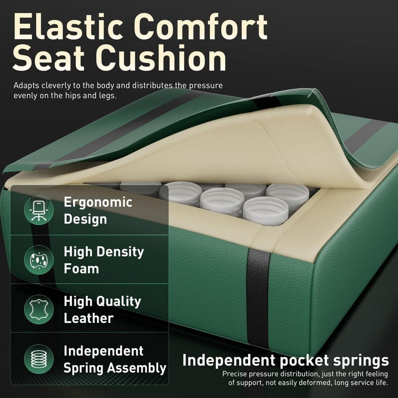 Gaming Chair with Pocket Spring Cushion, Gamer Chair with Lumbar Massage, Gaming3