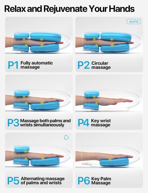 Hand Massager with Heat and Compressionfor Carpal Tunnel and Finger Numbness, 6 3
