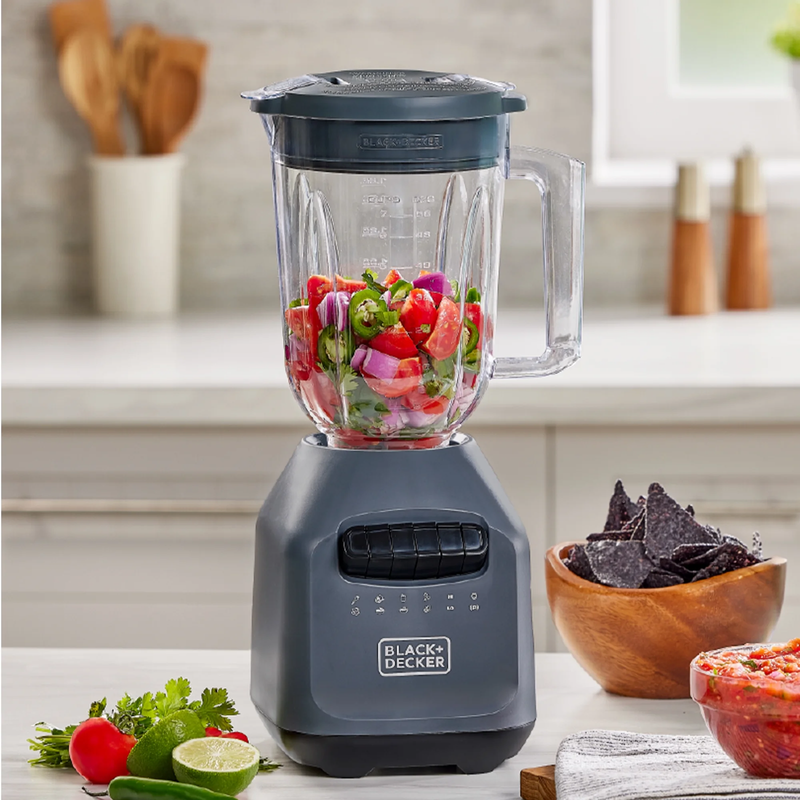 Ice Crush Blender, 56 Oz Plastic Jar, 750W, 6 Tip Blade, 8 Speeds + Pulse7