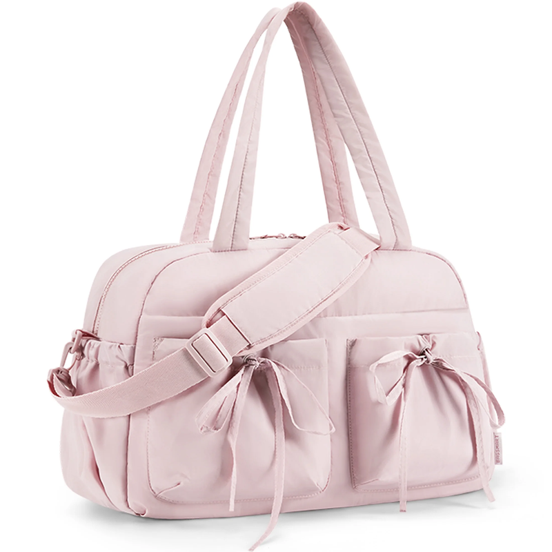 Travel Duffel Bag for Women, Lightweight Fashion Tote Handbag with Bowtie, Water9