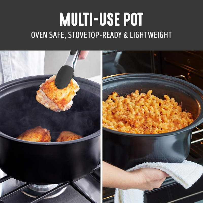 6QT Slow Cooker, Non-Toxic Pfas-Free Ceramic Nonstick Removable Interior Bowl, P7