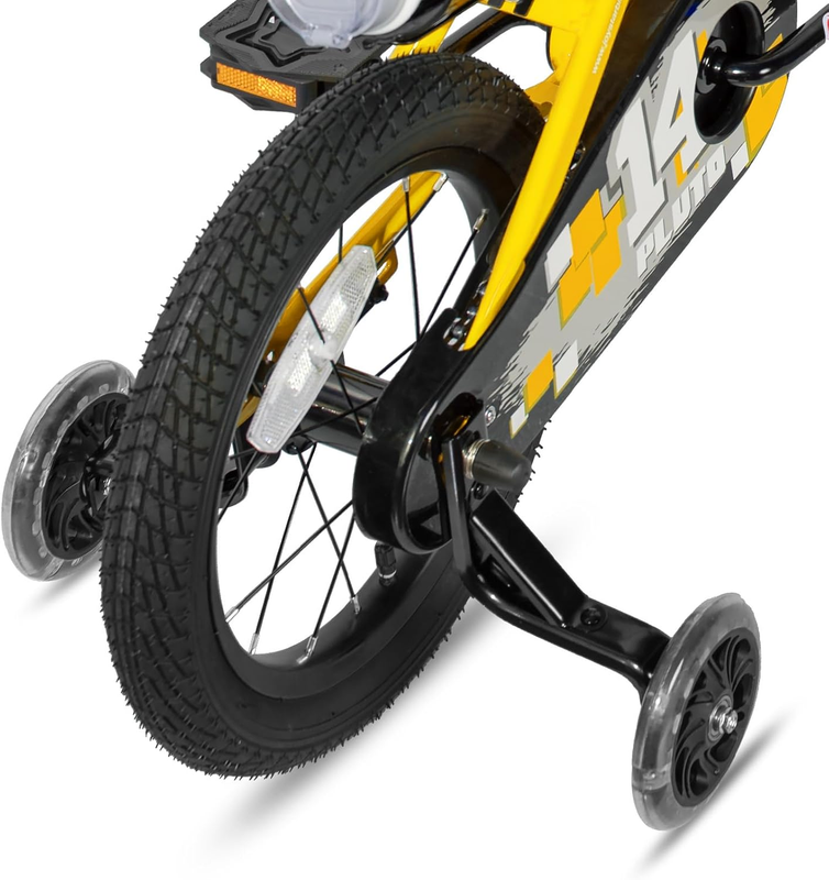 Kids Bike 12-20 Inch Light Up Training Wheels Boys Girls Ages 3-12 Multi7