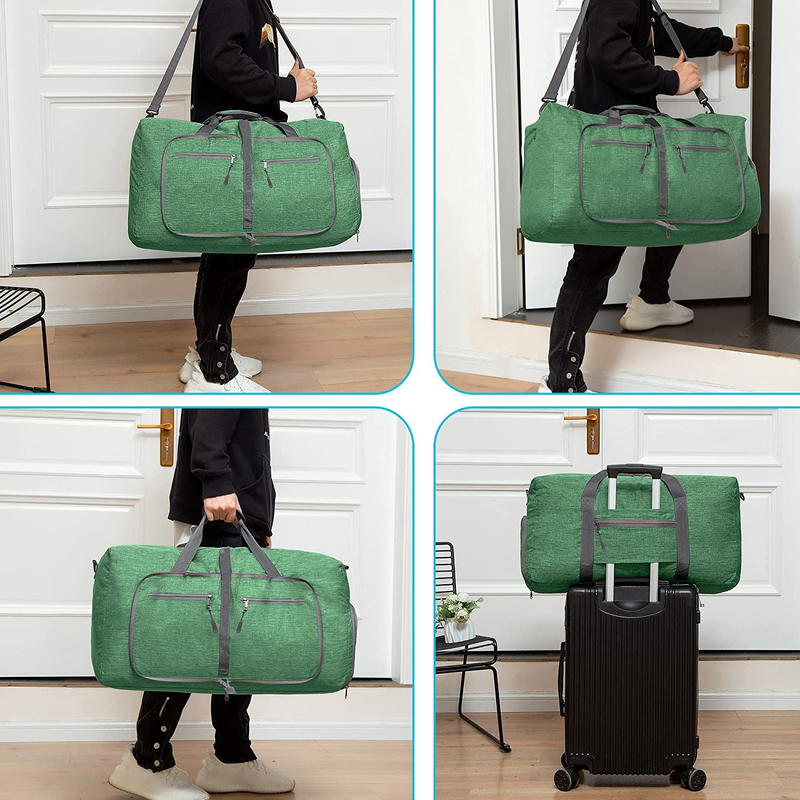 Foldable Travel Duffle Bag 65L 85L 115L Water Resistant Weekender Bag8