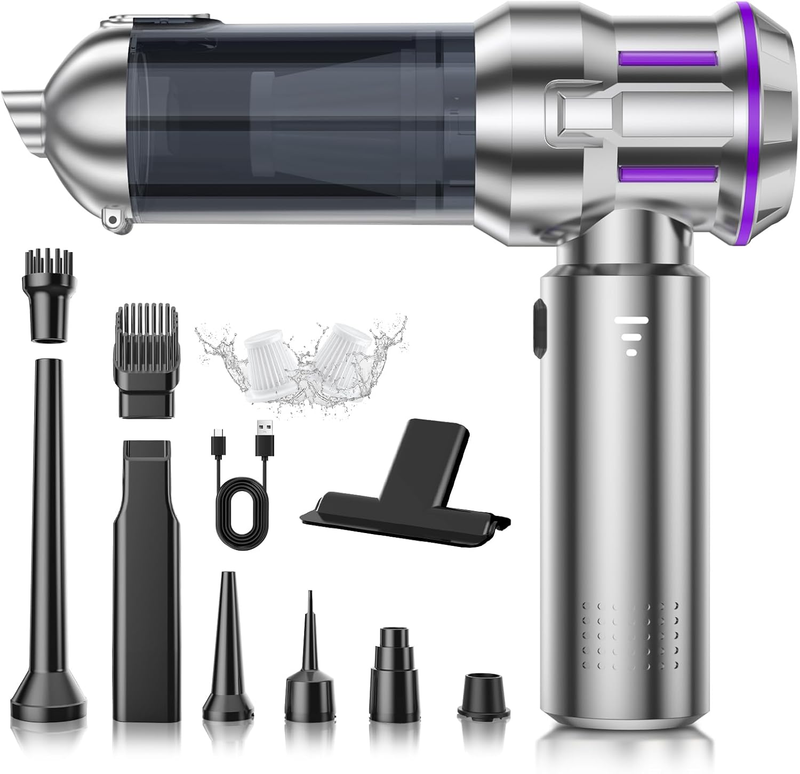 Handheld Cordless Car Vacuum 4 in 1 28000Pa Mini Vacuum Home Office Pet Hair9