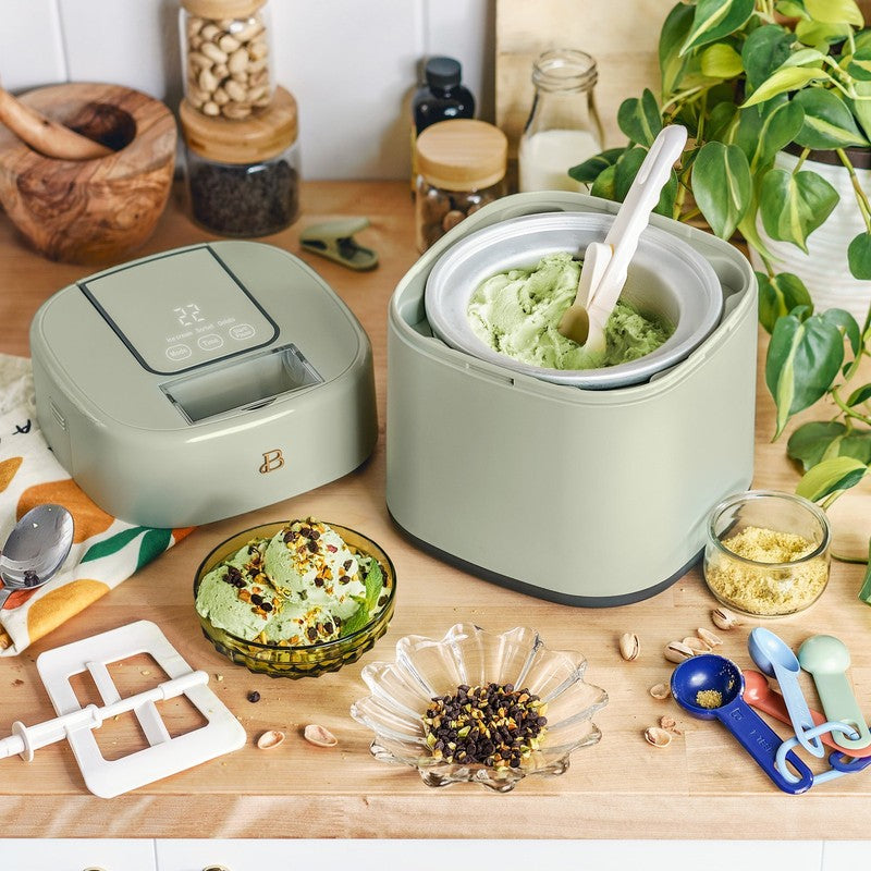 1.5 Qt Ice Cream Maker w/ Touch Display Sage Green by Drew Barrymore1
