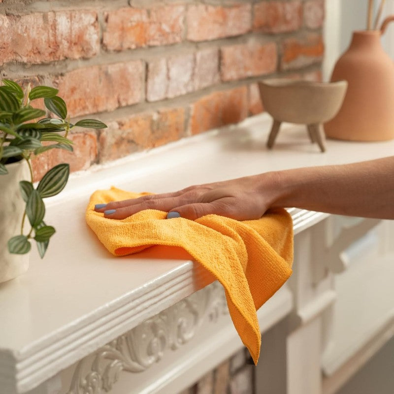 150 Pack Microfiber Cleaning Cloth, Bulk Towels for Home, Reusable Microfiber To7