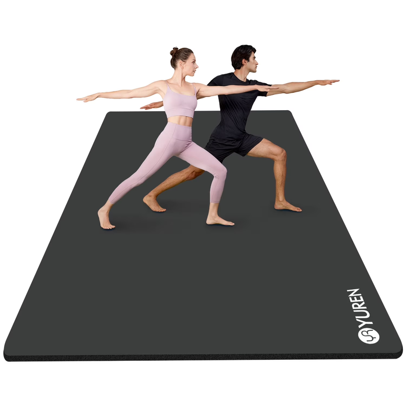Large Workout Mat 78"X51" 10Mm Thick NBR Foam Exercise Mat for Home Gym Yoga Pil7