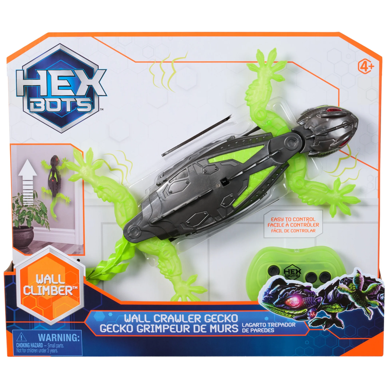 Wallcrawler Gecko, Remote Control Robot Toy for Kids, Batteries Not Included6