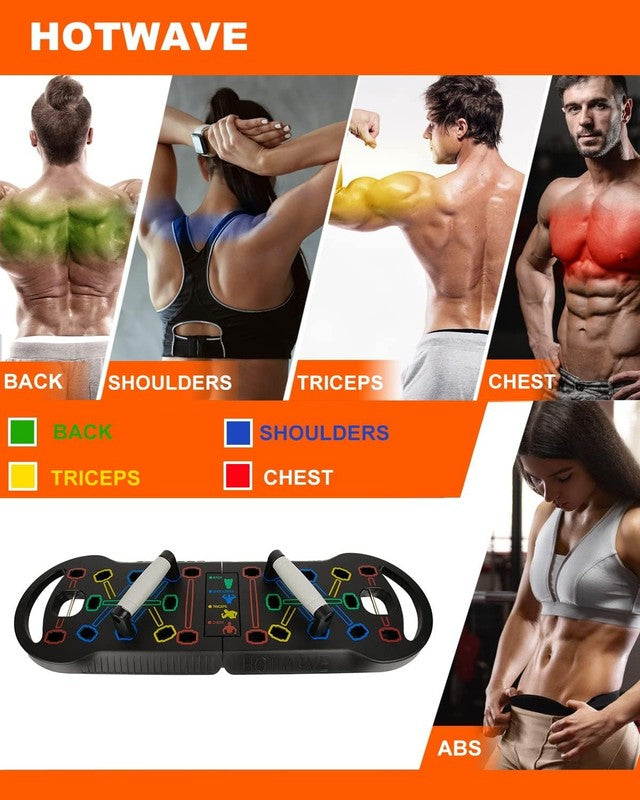 Ultimate 20-in-1 Home Fitness Kit with Push Up Board, Bands & Ab Roller1
