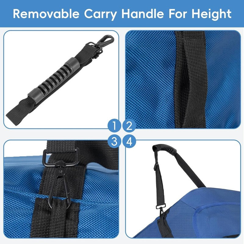 116L Foldable Rolling Duffel Bag 30" Large Travel Camping Outdoors4