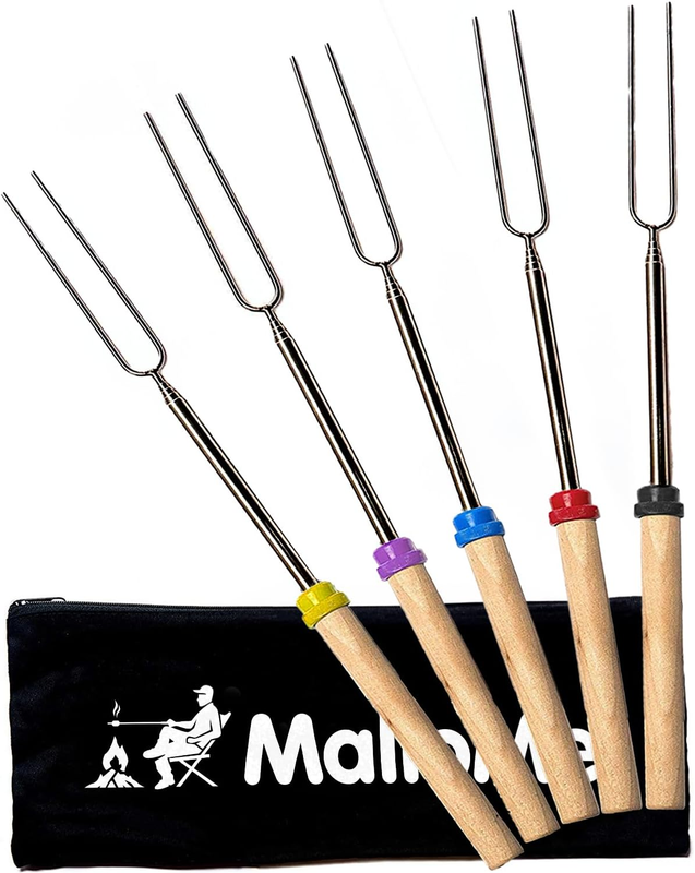 Smores Sticks 32” 5 Pack Marshmallow Roasting Skewers Campfire Tools9