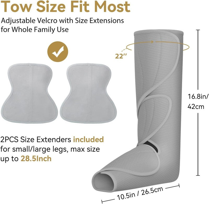 Air Compression Leg & Foot Massager for Pain, Swelling, Circulation, Gift5