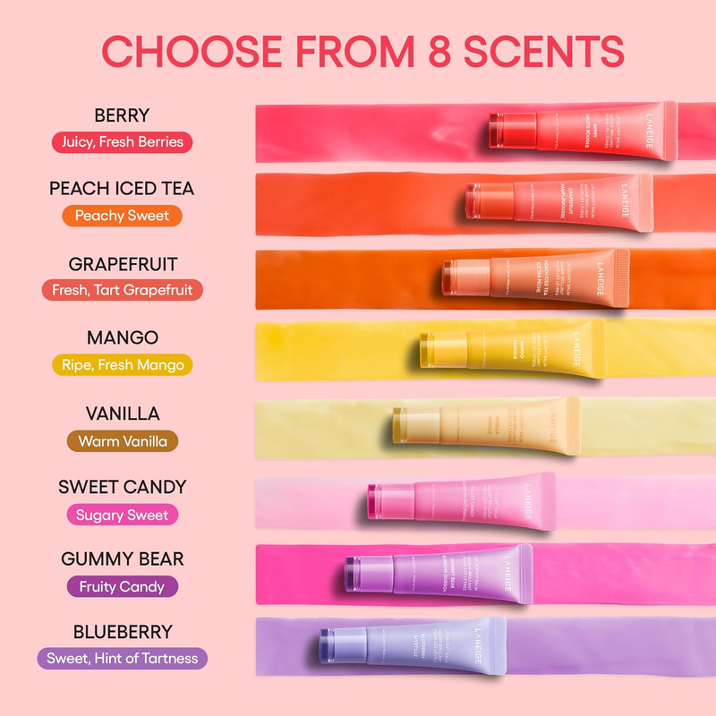 Laneige Lip Glowy Balm Berry Tinted Lip Treatment Shea Murumuru5