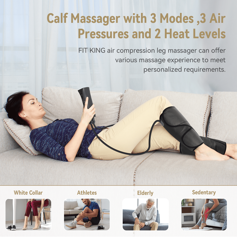 Heated Calf Air Compression Massager Circulation Gift FSA/HSA3
