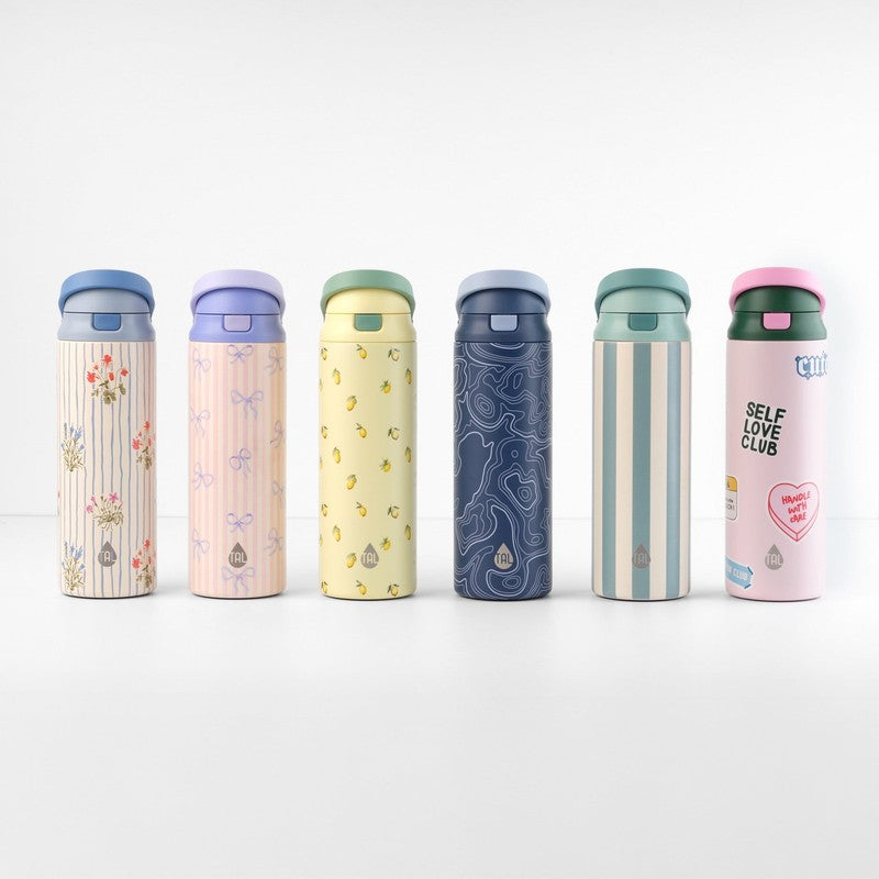 24Oz Stainless Steel 2-In-1 Water Bottle with Straw and Chug Lid, Nautical5