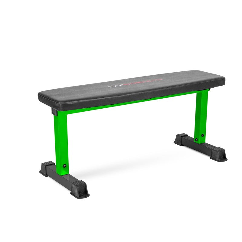 Strength Flat Utility Weight Bench 600LB Capacity Green Home Gym3