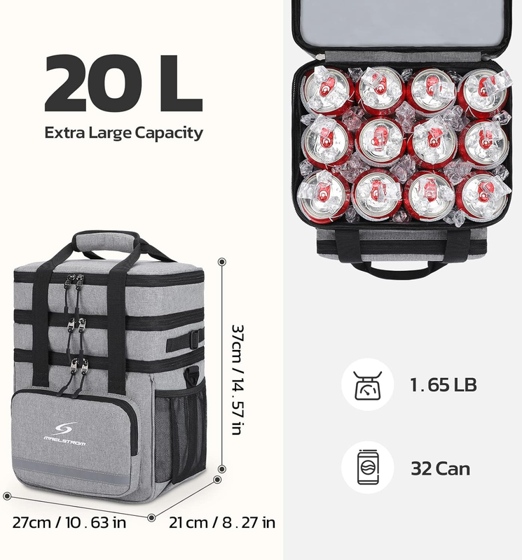 Insulated Lunch Bag Men Women Leakproof Cooler Lunch Box Tote Bag Portable4