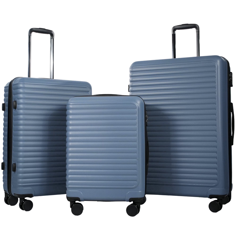 3 Piece Hardside Luggage Set Hardshell Lightweight Suitcase with TSA Lock Spinne10