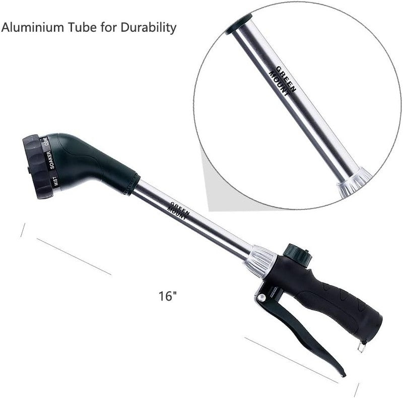 16" Watering Wand with 8 Patterns - Perfect for Lawn & Garden Care2